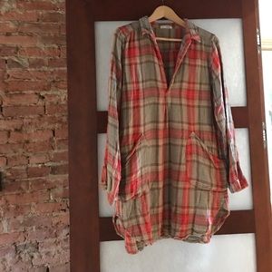 Plaid cotton top